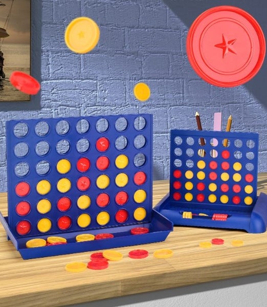 Four-connected Chess Game Connect 4 Classic Grid Game Multi-Coloured #AC2(CN) Carousel 1