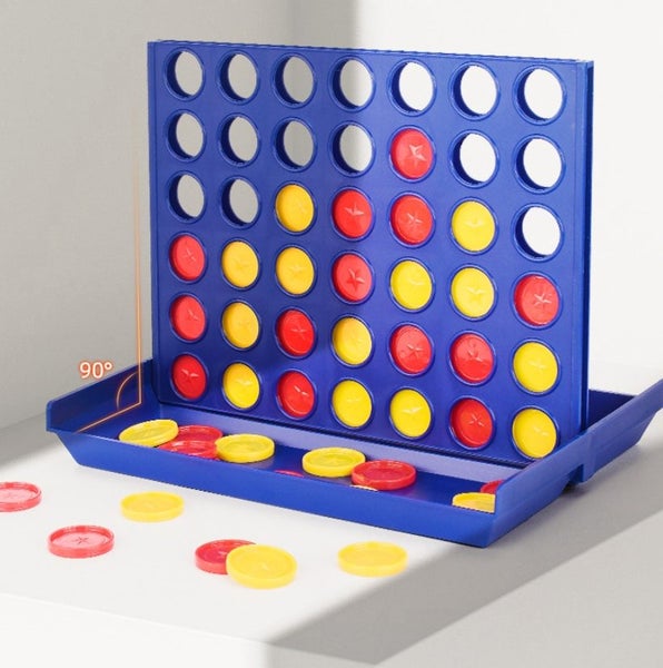 Four-connected Chess Game Connect 4 Classic Grid Game Multi-Coloured #AC2(CN) Carousel 2