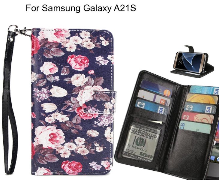 Samsung Galaxy A21S case Multifunction wallet leather case Carousel 1