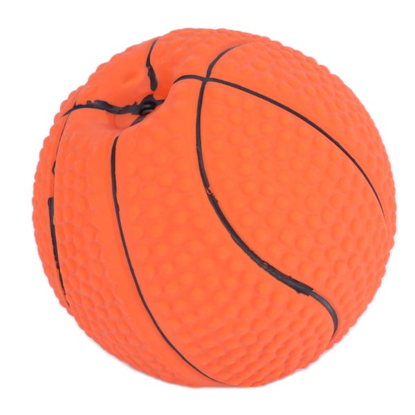 dog squeaky basketball toy dog chew ball toys dog latex basketball toys dog ball Carousel 1