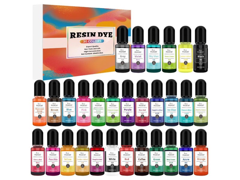 30pcs Epoxy Resin Pigment Resin Dye Colorant Carousel 1