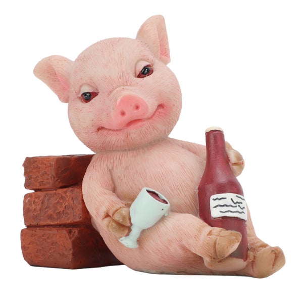 pig ornament pig figurine pig decor for pig lovers pig decor animal statues Pig Carousel 8