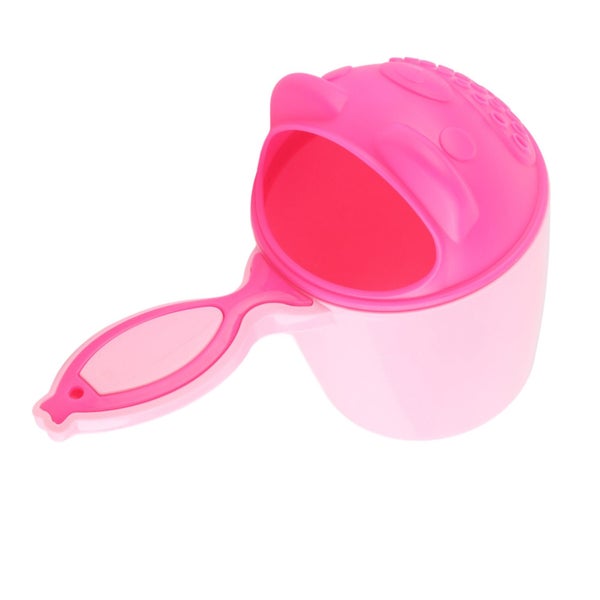 baby waterfall rinser bath cup pink kid wash hair bathing flusher baby Carousel 1
