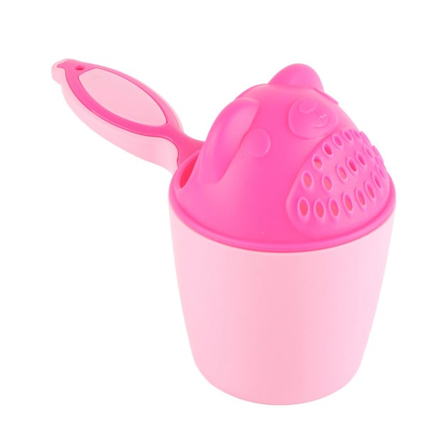 baby waterfall rinser bath cup pink kid wash hair bathing flusher baby Carousel 2