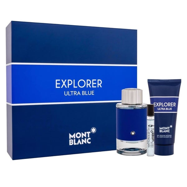 Mont Blanc Explorer Ultra Blue EDP 100ML 3 Piece Gift Set for Men Carousel 1