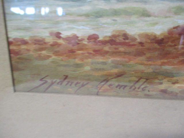 KEMBLE, SYDNEY ORIGINAL NZ WATERCOLOUR C1930 Carousel 6
