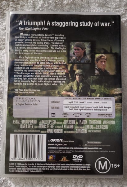 PLATOON MOVIE DVD Carousel 2