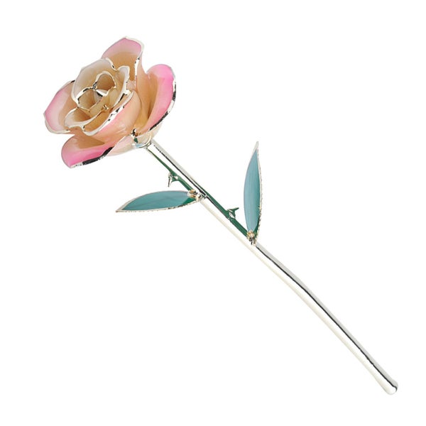 24k rose gold plated rose rose desktop ornament Long Stem Dipped 24k Gold Rose Carousel 2