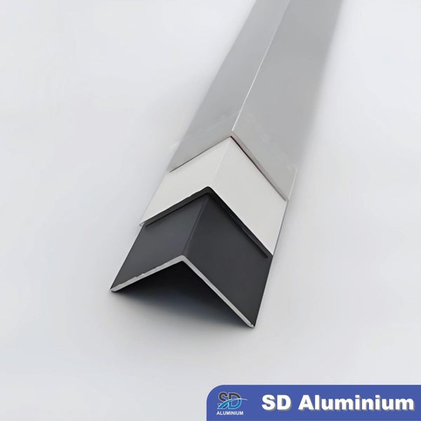 Powdercoated Aluminium Equal Angle - 6M Length - Range of Size & Color Available Carousel 2