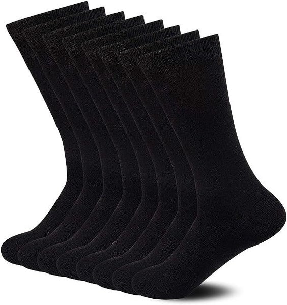 WHOLESALE (60 Pairs)Business Socks Crew Socks Black Men's Dress Socks Carousel 2