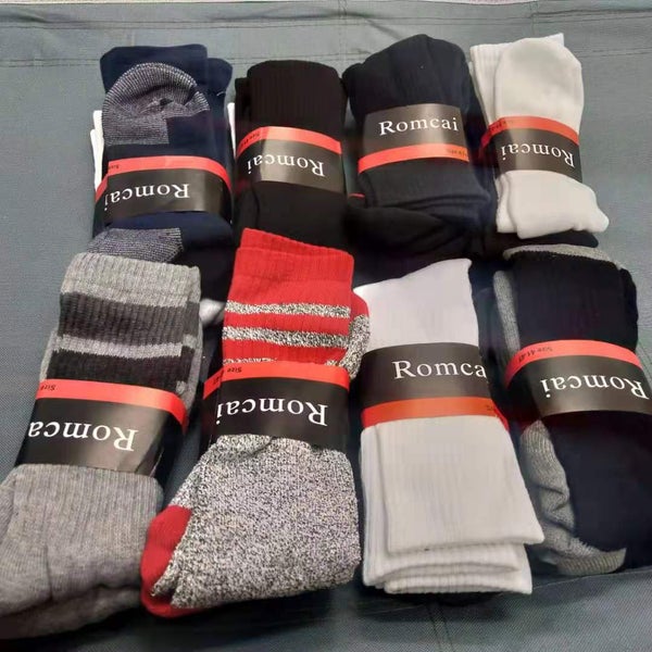 (60 Pairs) Thermal Socks Work Socks Cushioned Mixed Colour & Pattern Carousel 1