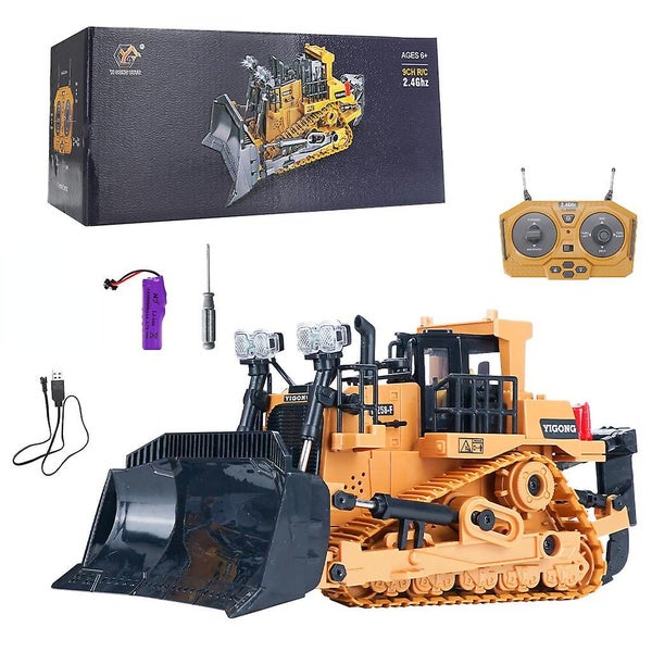 Remote Control Engineering Vehicles Series - 1:24 Bulldozer 9 Channels 2.4G Carousel 1