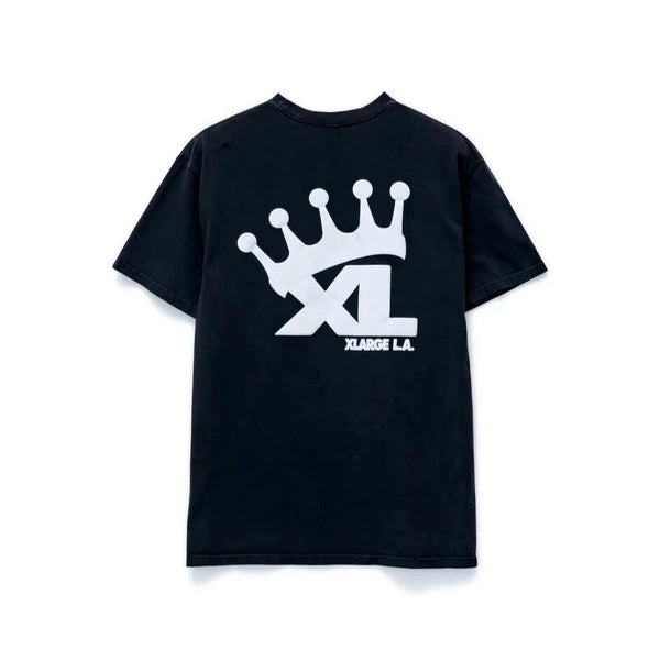 XLARGE XL CROWN SS TEE PIGMENT BLACK Carousel 2
