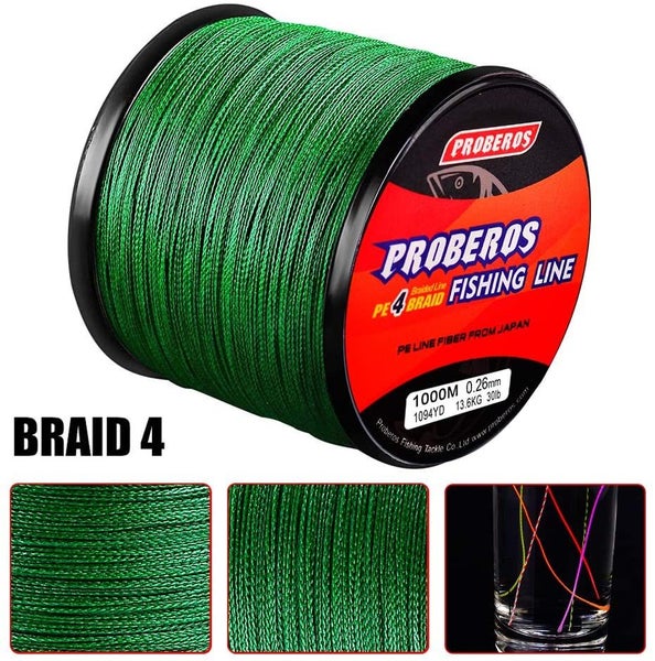 300 M Braided Fishing Line 4 Strands Stronger Multifilament PE Wire0.2mm/20LB Carousel 1