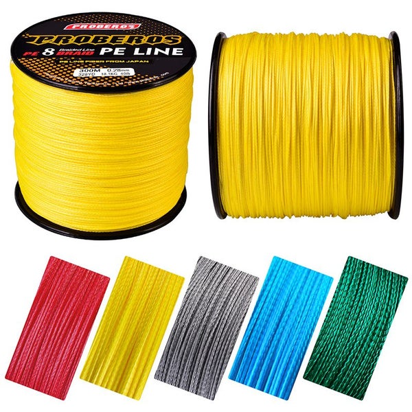300 M Braided Fishing Line 4 Strands Stronger Multifilament PE Wire0.2mm/20LB Carousel 3