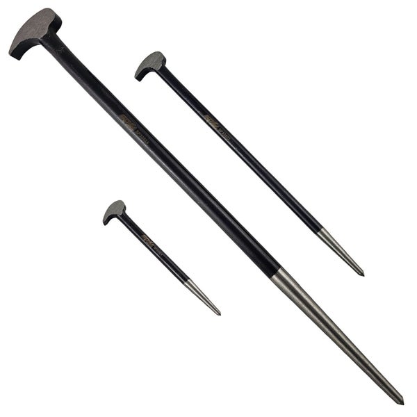 SP Tools 3pc Heavy Duty Rolling Head Pry Bar Set - SP33820 Carousel 1