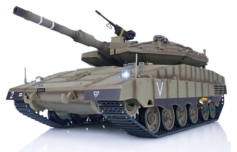 Heng Long 3958-1MG IDF Merkava MK IV V7 RC Tanks Model ( Steel gearbox) Carousel 1