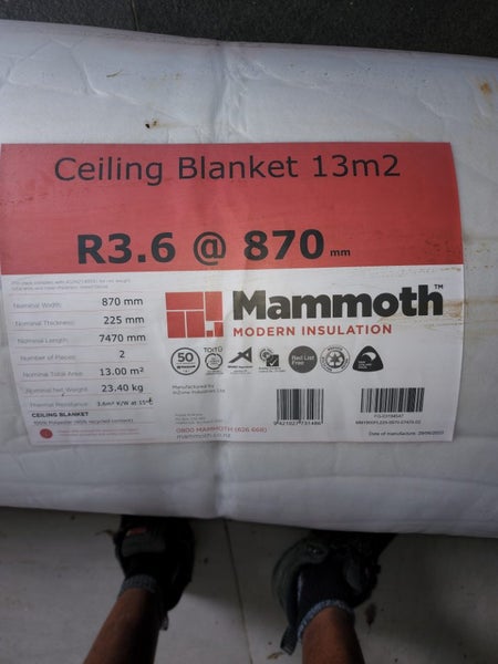 Ceiling Insulation Mammoth polyester R3.6 Carousel 3