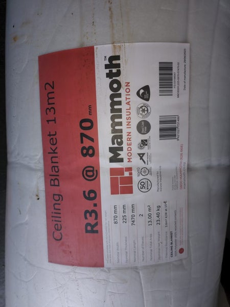 Ceiling Insulation Mammoth polyester R3.6 Carousel 2