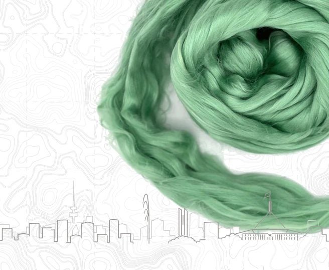 Spinning Nuno Felting Canberra Green A Grade Mulberry Bombyx Silk Fibre 10gm Carousel 2