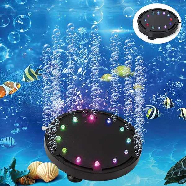 Aquarium Bubble Light Aquarium Air Stone LED Light Carousel 1
