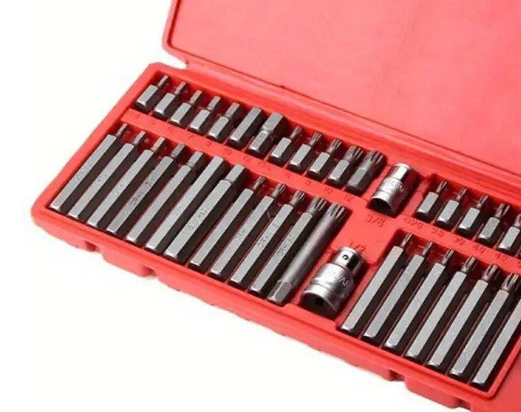 Allen Key Set Socket Bit 3/8"&1/2" Drive Long Deep Torx Star Spline Hex Carousel 6
