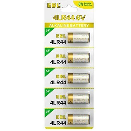 EBL 6 Volt Battery 4LR44 Dog Collar Batteries 5 Pack 6V Alkaline Batteries Carousel 1