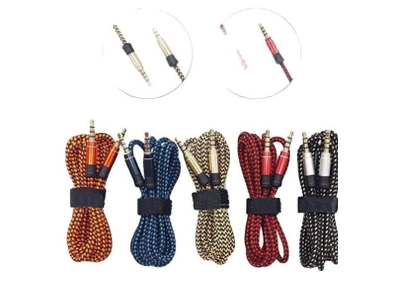 Cable Jack 3.5mm For Headphones 4 Pole Car Speaker Cable With Nylon Braiding Carousel 2