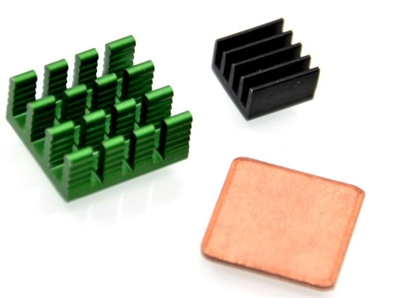 Raspberry Pi 3 Model B Aluminum Heat Sink CPU Copper Heat Sink RPI Cooling Sink Carousel 1