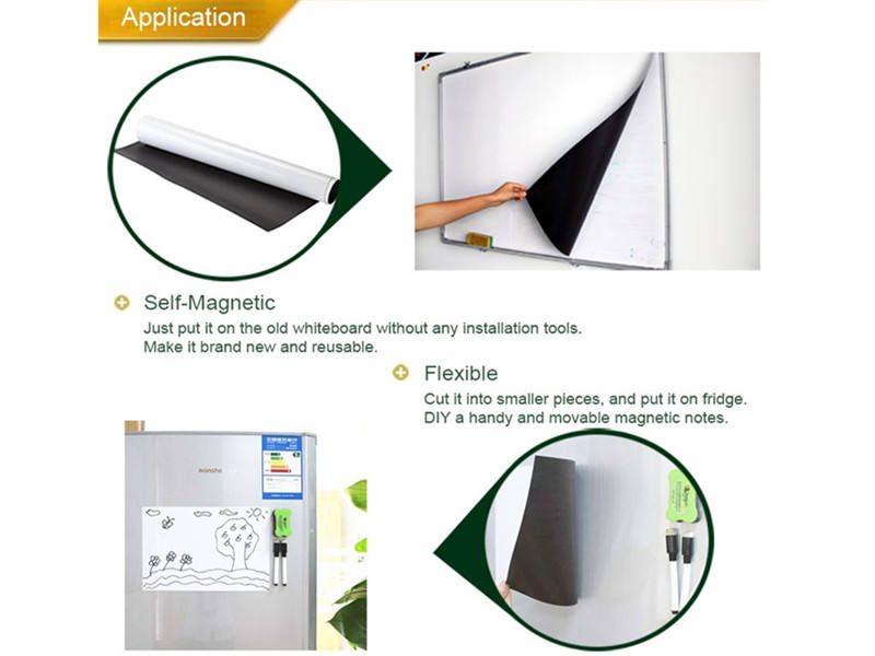 Ferrous whiteboard Sheet self adhesive 1.5m x 1m Carousel 2