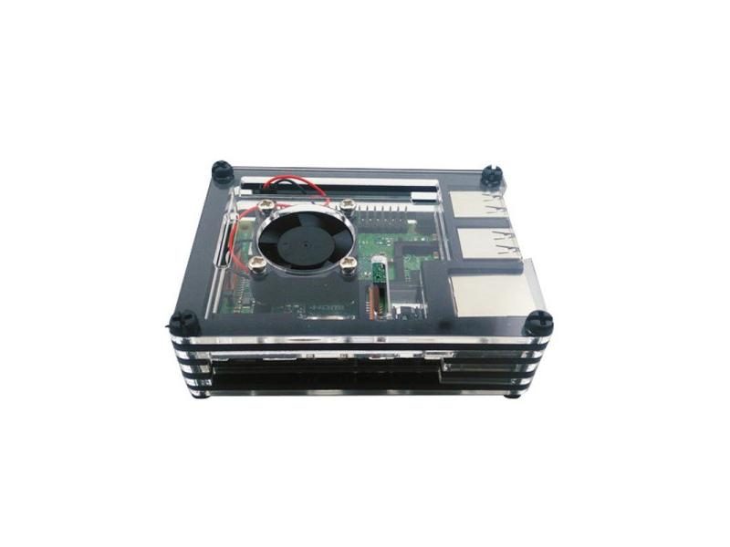 Raspberry Pi 3 Enclosure Cases 9 Layer Acrylic Cover Shell Cooling Fan Carousel 1