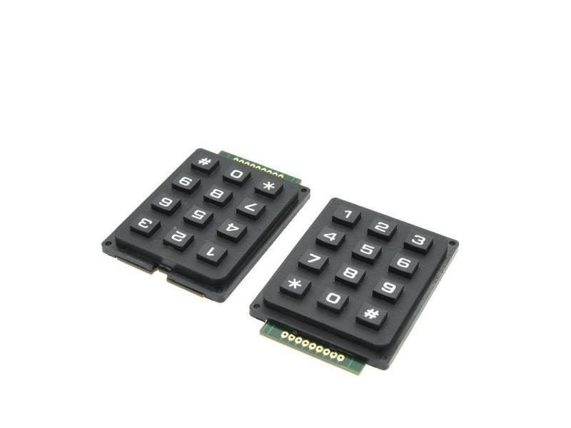 4X3 12key 4X4 Matrix Keyboard Keypad Module Use Key PIC AVR Stamp Sml 4*4 3*4 Carousel 1