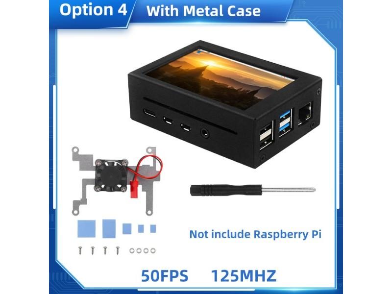 3.5 Inch Touch Screen For Raspberry Pi 4B 125MHz SPI LCD Display For Raspbian Carousel 1