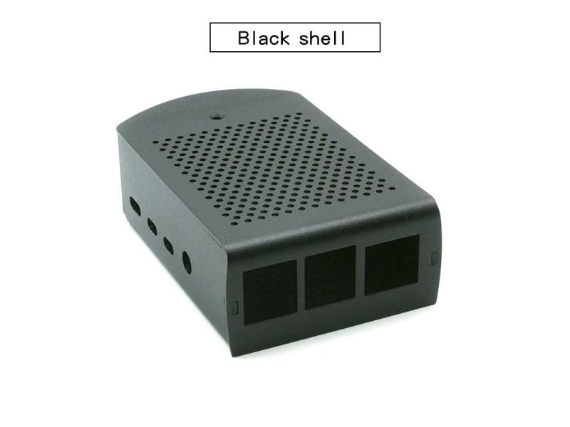 Raspberry Pi 4 Aluminum Alloy Case Cooling Fan With Hanging Bracket Screwdriver Carousel 1