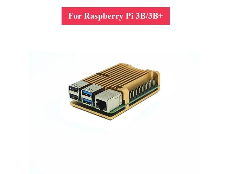 Raspberry Pi 4 Model B/3B /3B 4 Color Aluminum Metal Case With Heat Sinks For Carousel 1