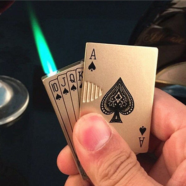 Casino Luck Lighter – Black or Gold, with Gift Box Carousel 1