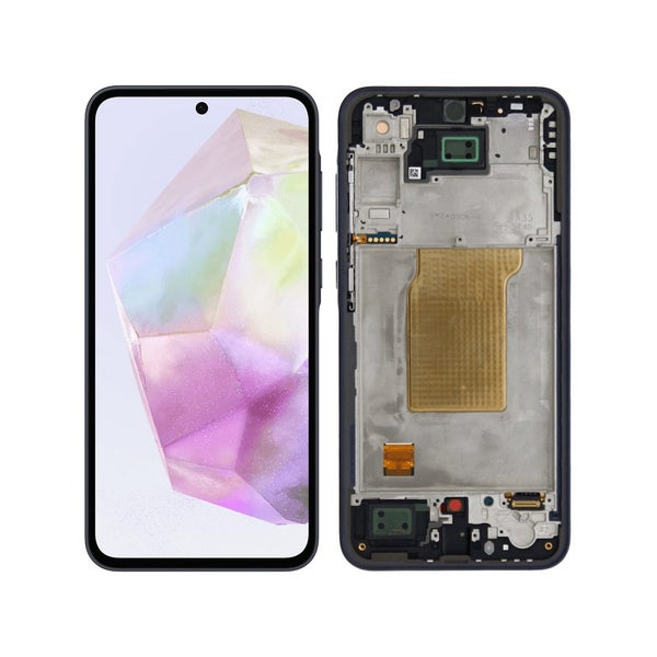 Samsung Galaxy A35 SM-A356 Replacement Screen with Frame - Awesome Navy Carousel 1