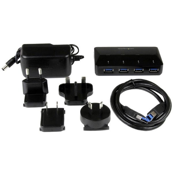 StarTech.com ST53004U1C 4-Port USB Hub with Charging Port Carousel 5