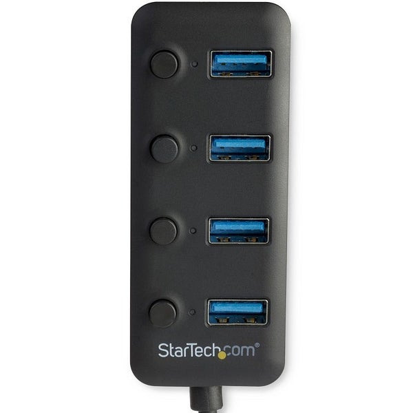 StarTech.com HB30A4AIB USB-A to 4x USB-A with On/Off Switches Carousel 2