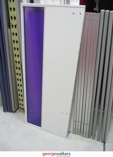 PR4884 - Purple Desk Mounted Partition Carousel 1