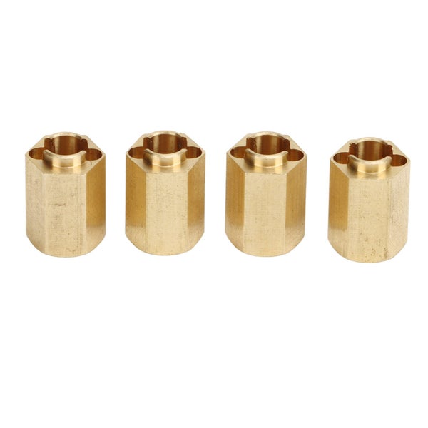 brass 7mm wheel hex hub adapter 7mm brass extended hex wheel hubs rc car brass Carousel 1