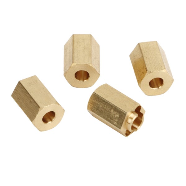 brass 7mm wheel hex hub adapter 7mm brass extended hex wheel hubs rc car brass Carousel 2