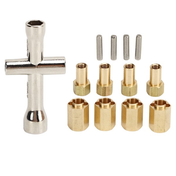 brass 7mm wheel hex hub adapter 7mm brass extended hex wheel hubs rc car brass Carousel 8