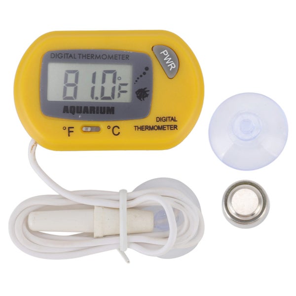reptile thermometer Aquarium Thermometer LCD Digital Fish Tank Water Terrarium Carousel 8
