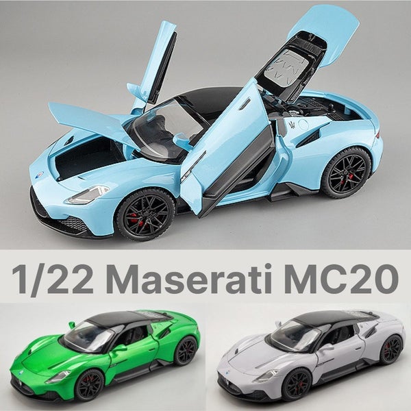 1/22 Maserati MC20 Diecast Alloy Metal Toy Car Miniature Vehicle Carousel 2