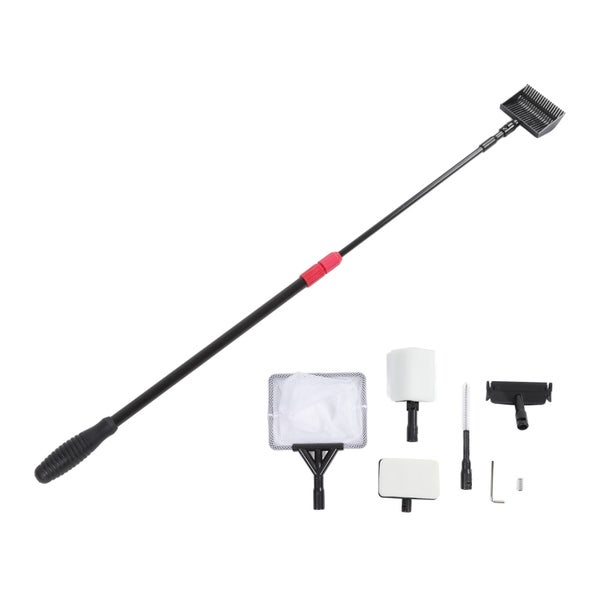 fish tank brush cleaner set fish tank cleaning tools kit 6 in 1 Aquarium Carousel 1