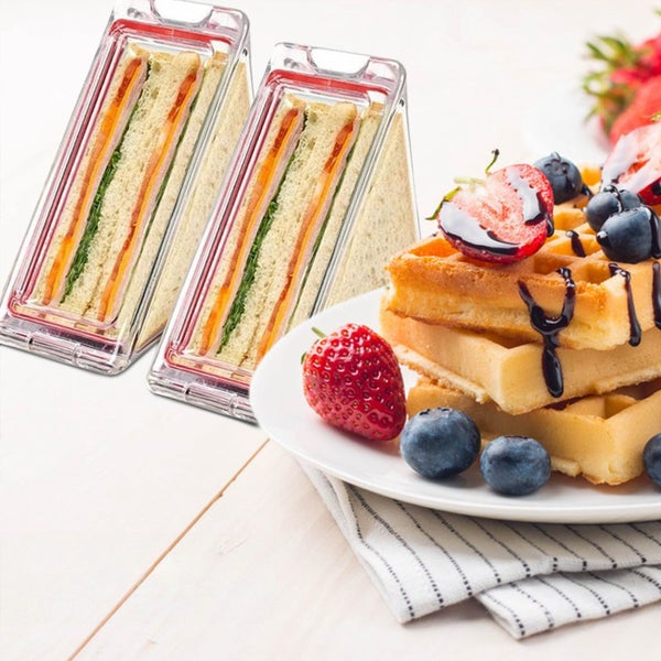sandwich container sandwich box triangular sandwich container transparent Carousel 2