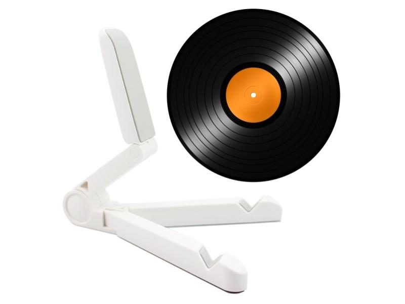 Skidproof Foldable Turntable Holder For Record Display LP Record Stand Carousel 2