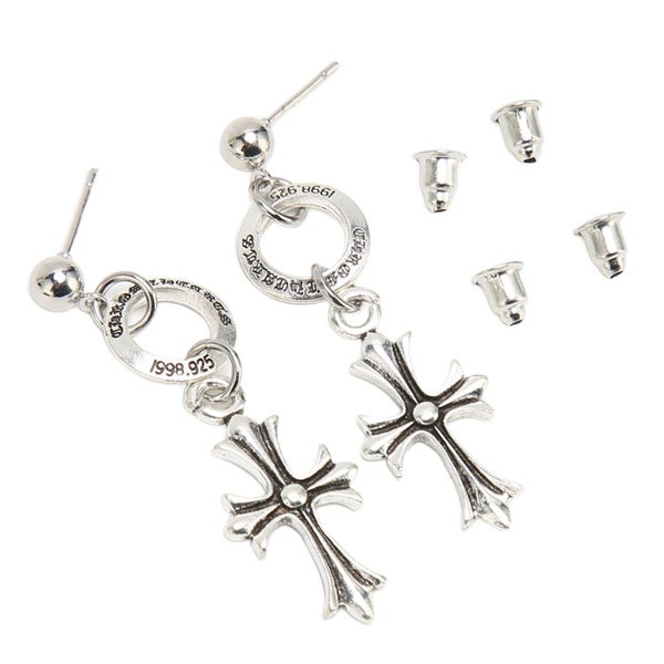 cross dangle drop earring women earrings Cross Earrings Hypoallergenic Carousel 1