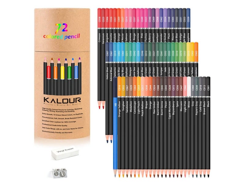 72 Premium Colored Pencils Set Carousel 1
